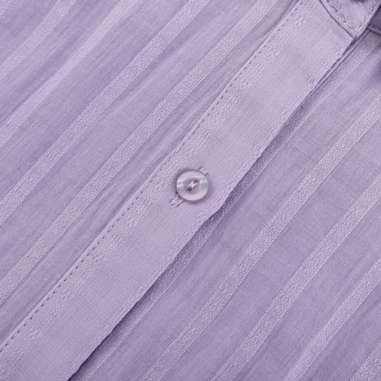 Viola - Ensemble mit Knopfleiste und Leichten Shorts