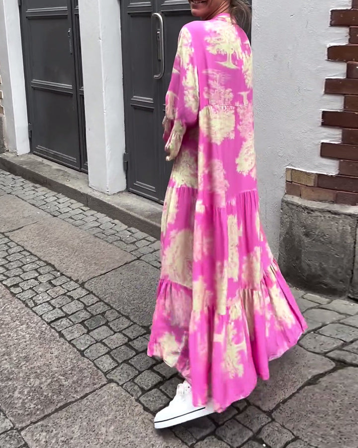 Ophelia - Elegantes Maxikleid mit fließendem Schnitt