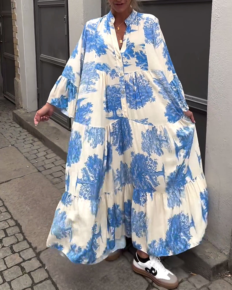 Ophelia - Elegantes Maxikleid mit fließendem Schnitt