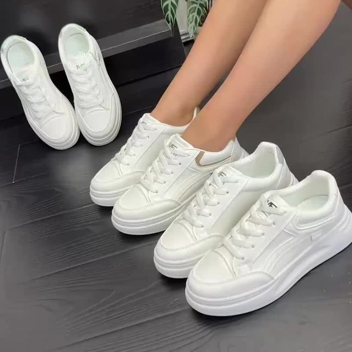 Elegante weiße Sneakers mit angenehmem Tragekomfort