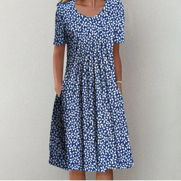 Hailey | Stilvolles und entspanntes Blumenkleid mit praktischen Taschen