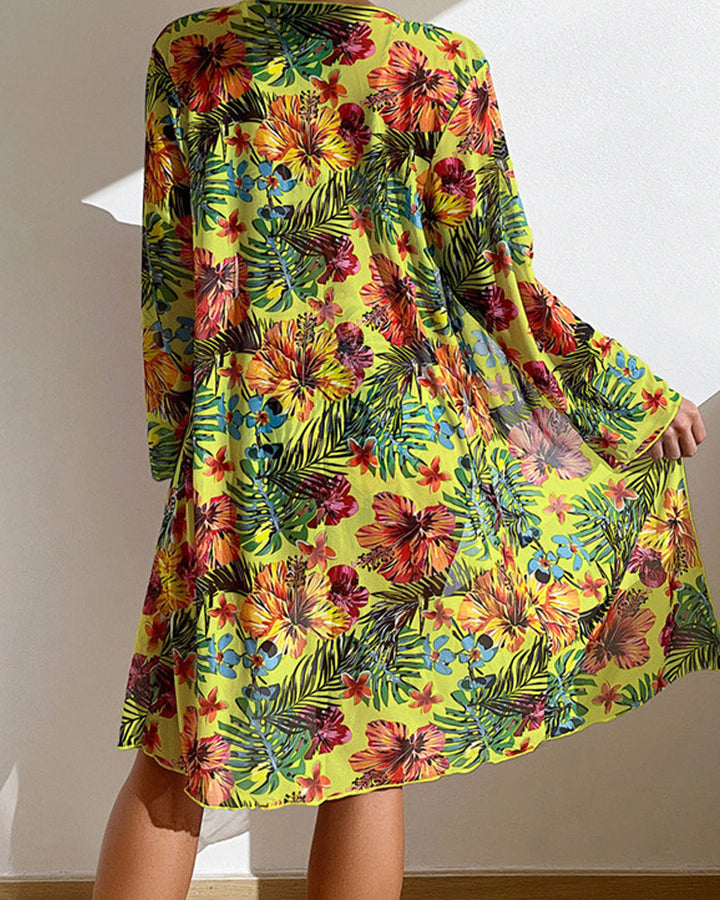 Glenda | Bikini mit floralem Rock