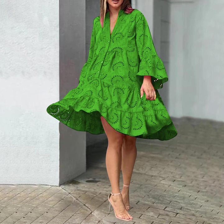 Lydia - Kleid mit Ösen-Details