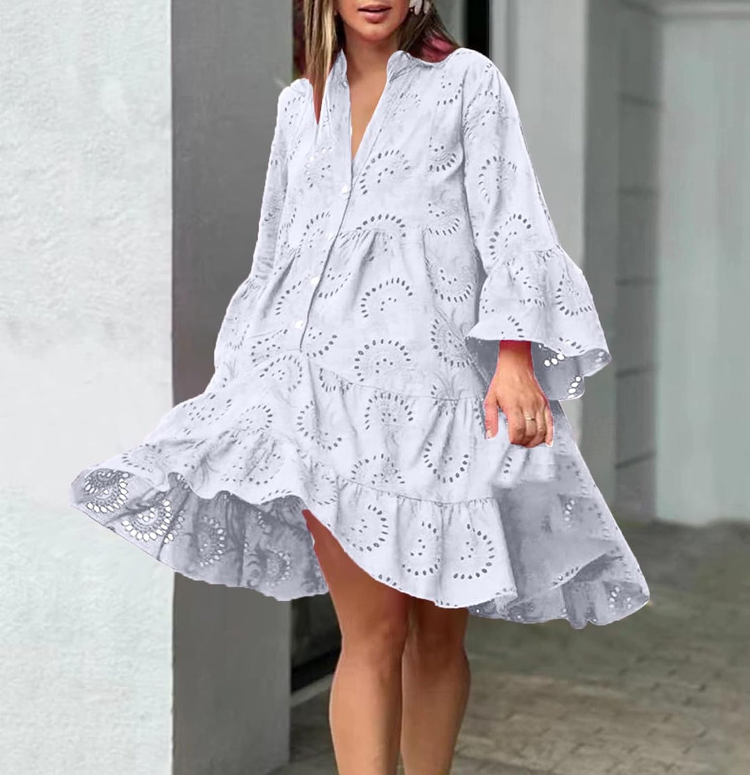Lydia - Kleid mit Ösen-Details