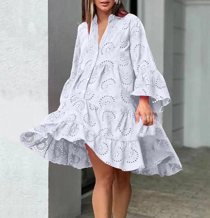 Lydia - Kleid mit Ösen-Details