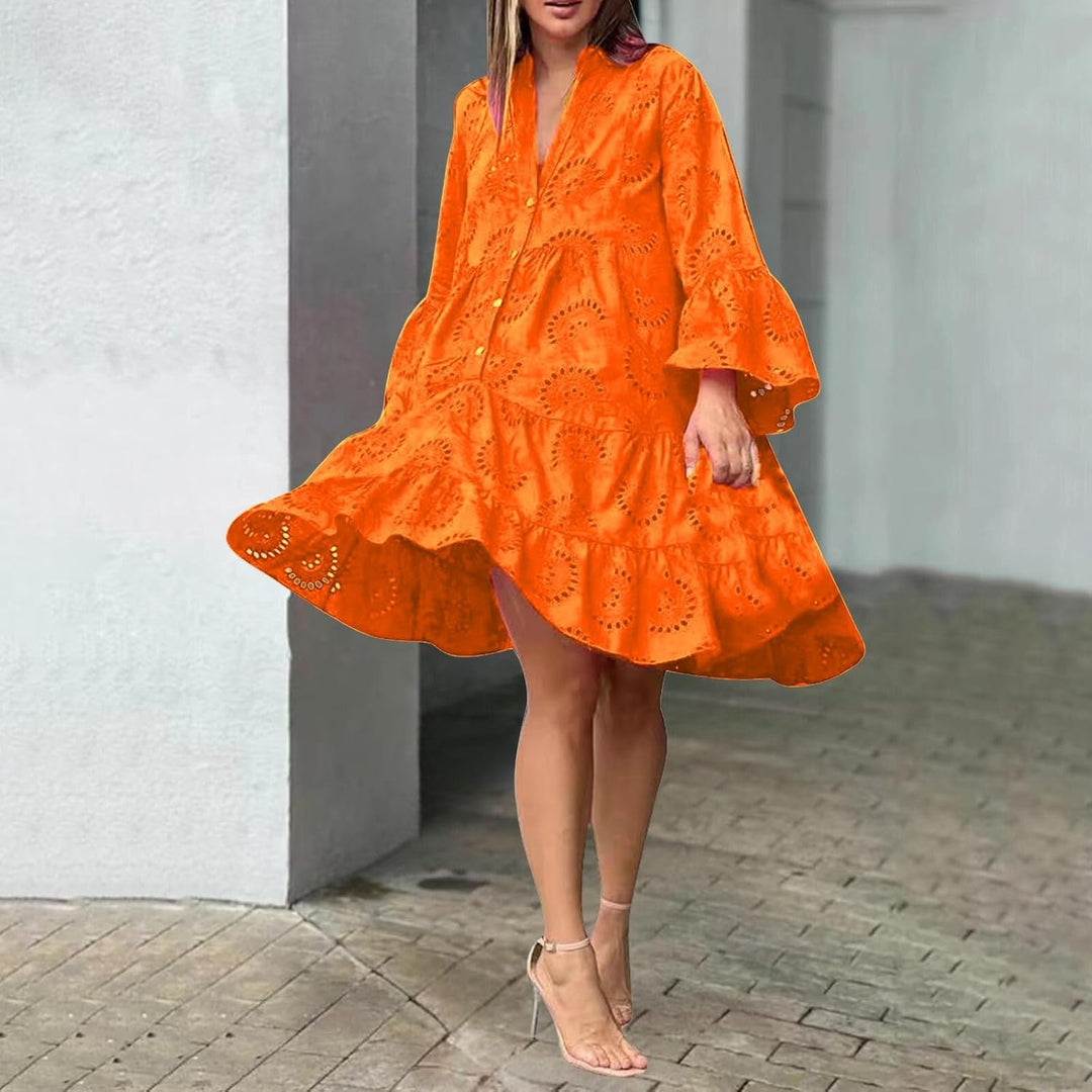 Lydia - Kleid mit Ösen-Details