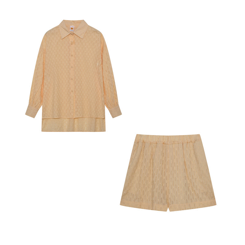 Elizabeth - Leichtes Set aus Hemd und Shorts