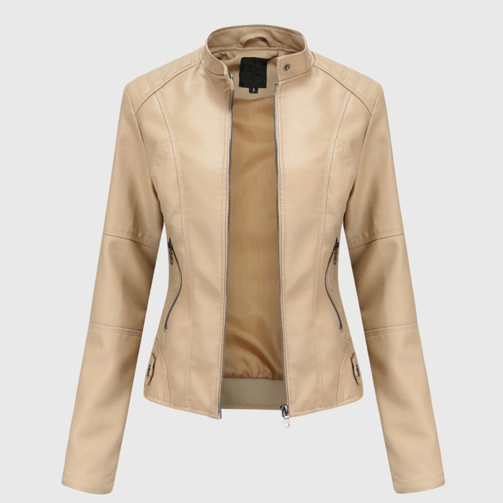 Giorgina™ - Stilvolle Lederjacke für Damen