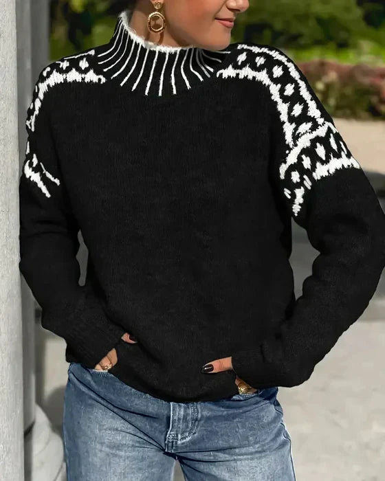 Ludovica | Merinowollpullover mit nordischem Muster