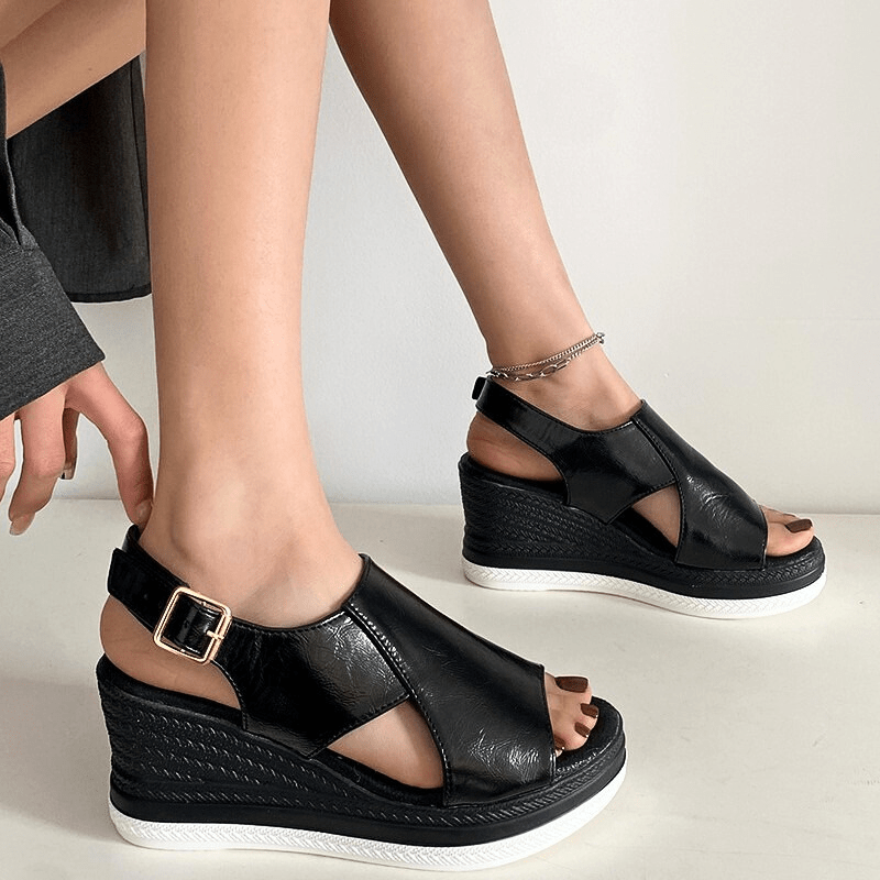 Baylie - Elegante Metall-Sandalen