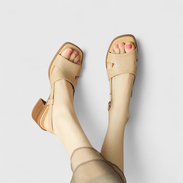 Georgie - Bequeme Sandalen mit Blockabsatz
