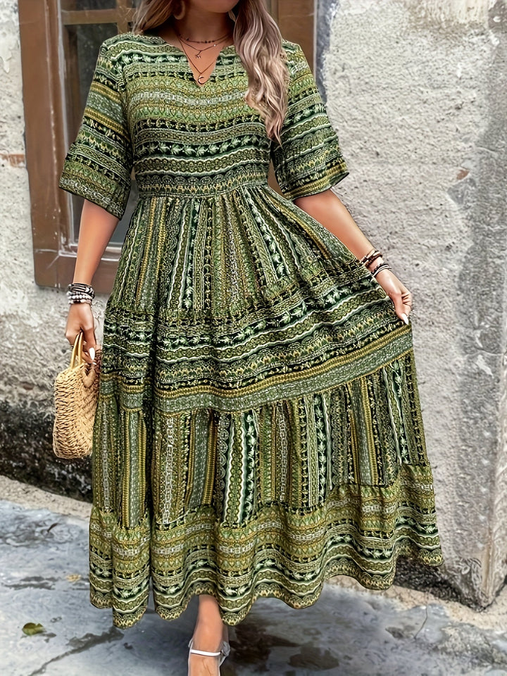 Joraine - Elegantes Ethno-Maxikleid