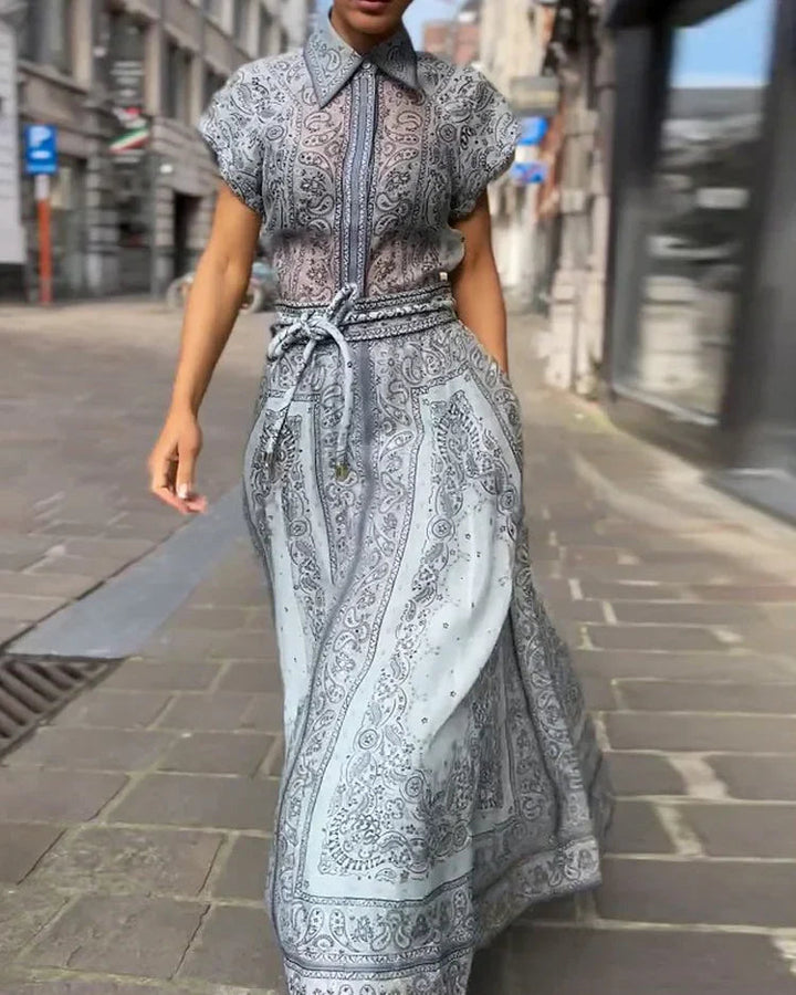 Adele - Zweiteiliges Set im Boho-Druck