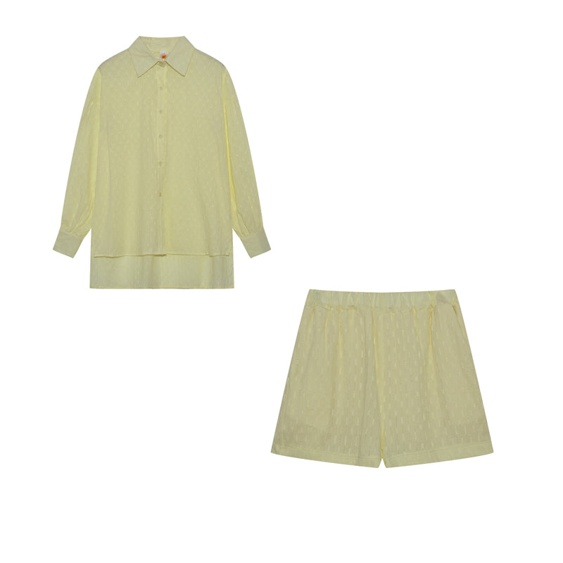 Elizabeth - Leichtes Set aus Hemd und Shorts