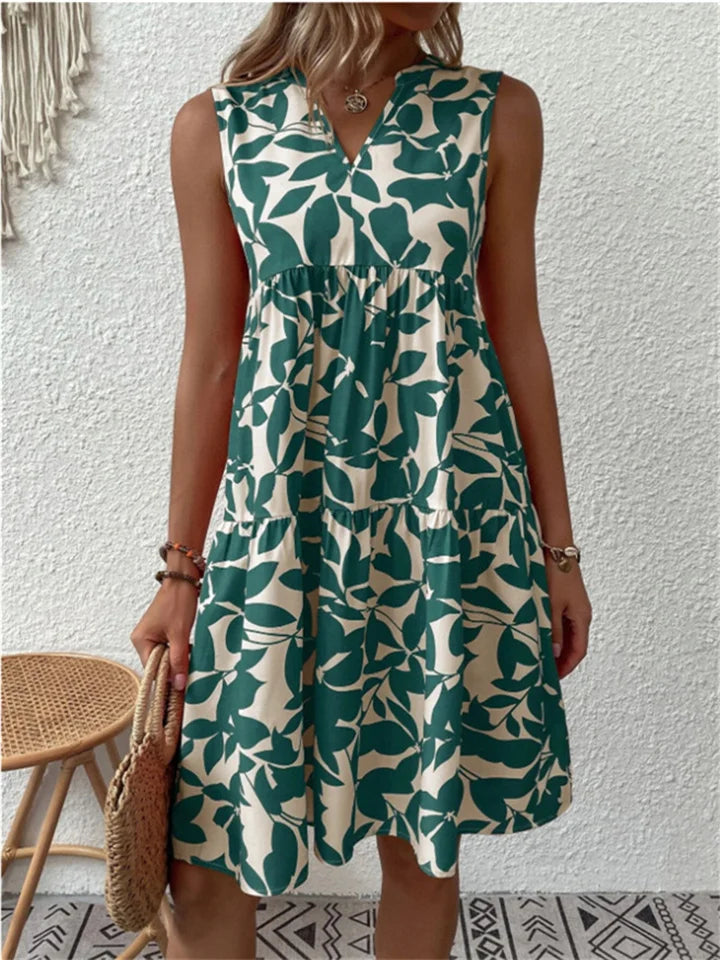 TASHA | Fließende Midi-Robe mit ausgewogenem Design