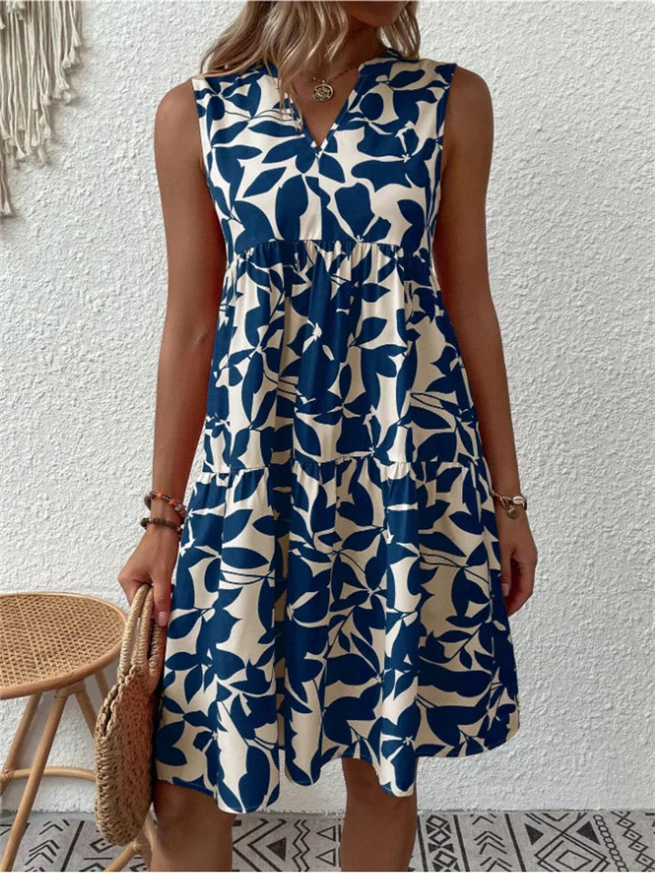 TASHA | Fließende Midi-Robe mit ausgewogenem Design