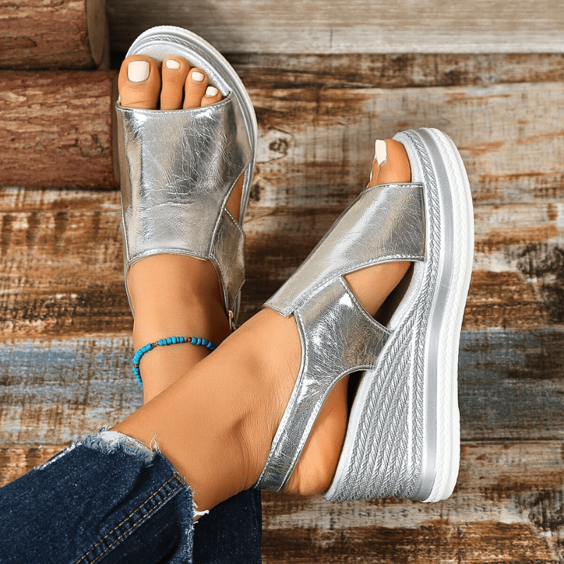 Baylie - Elegante Metall-Sandalen