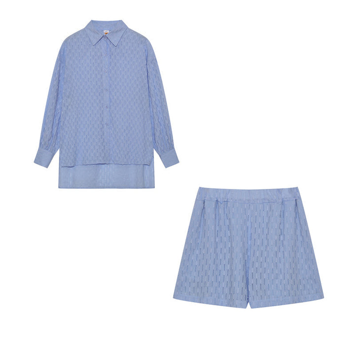 Elizabeth - Leichtes Set aus Hemd und Shorts