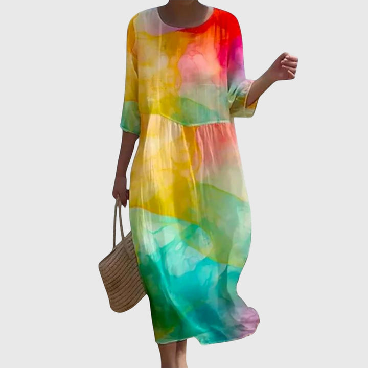 Hayley™ | Elegantes Maxikleid im floralen Design