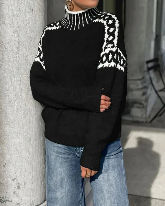 Ludovica | Merinowollpullover mit nordischem Muster