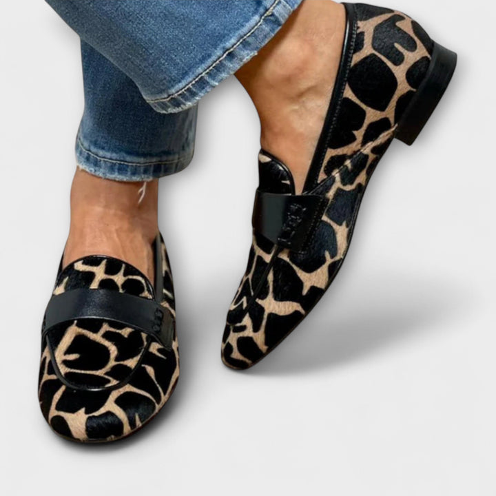 Léonie™ | Leoparden-Mokassins