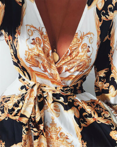 Faye - Boho-Print Kleid