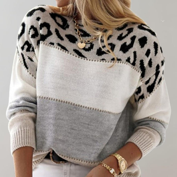 Diane | Pullover mit Leopardenmuster