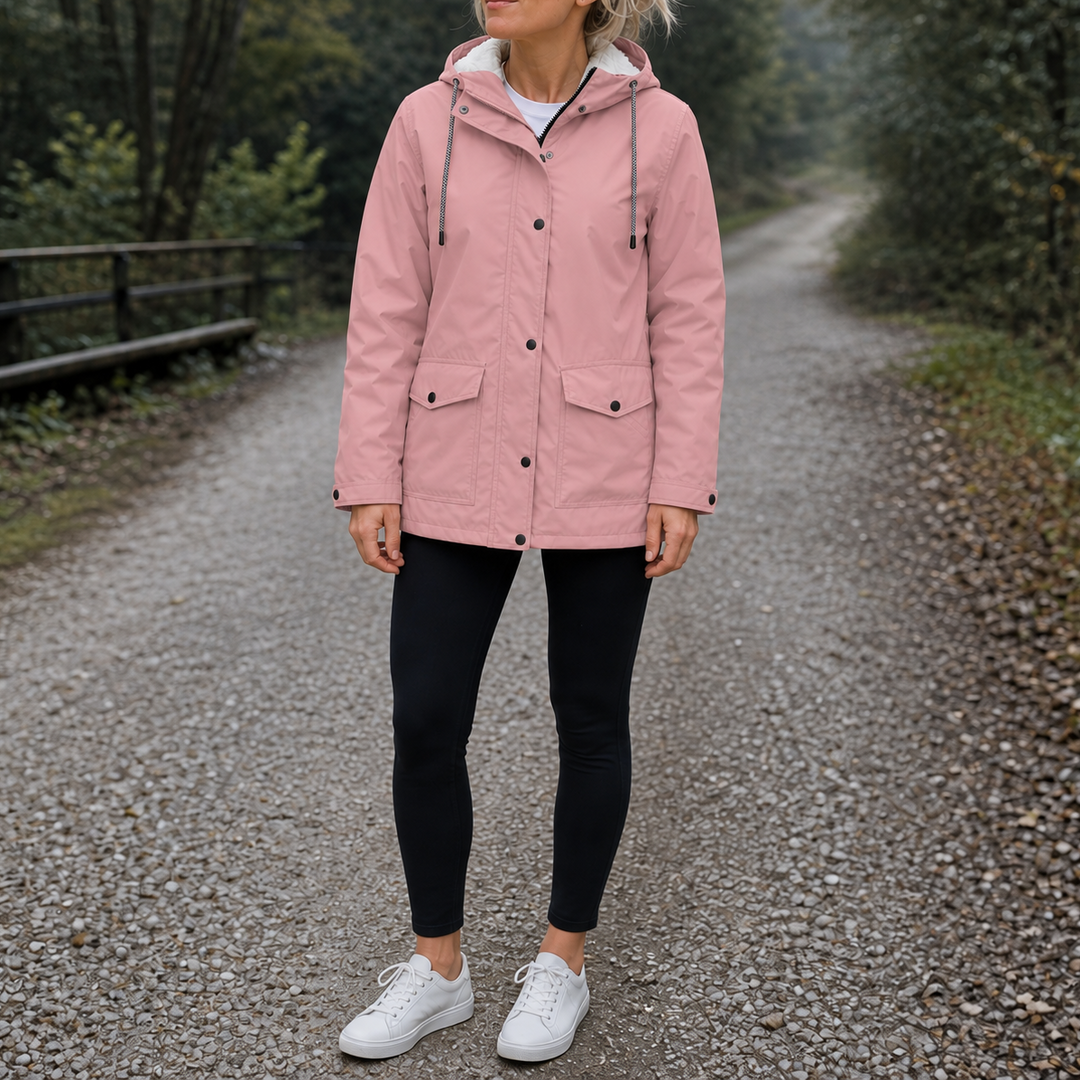 Leonie | Wasserdichte Kapuzenjacke