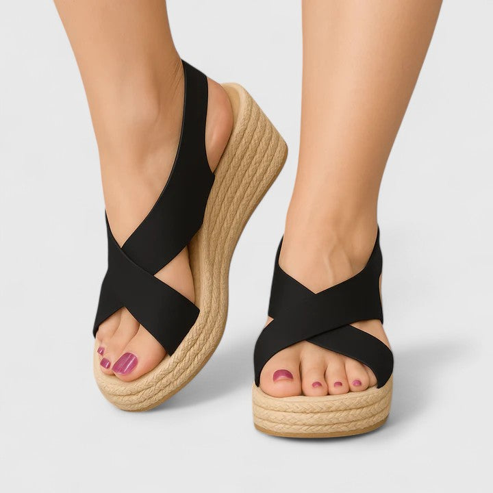 Bellany - Kreuzband Keilsandalen