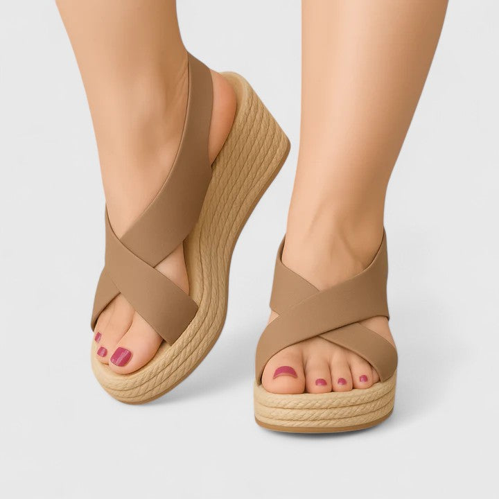 Bellany - Kreuzband Keilsandalen