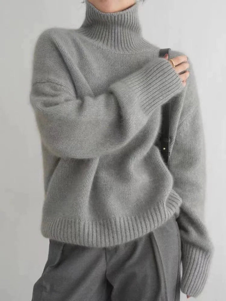Amaya | Eleganter Kaschmir-Rollkragenpullover