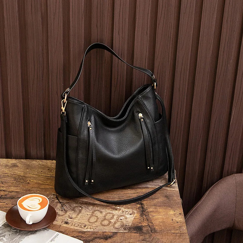Wendy™ | Lederfransen Handtasche