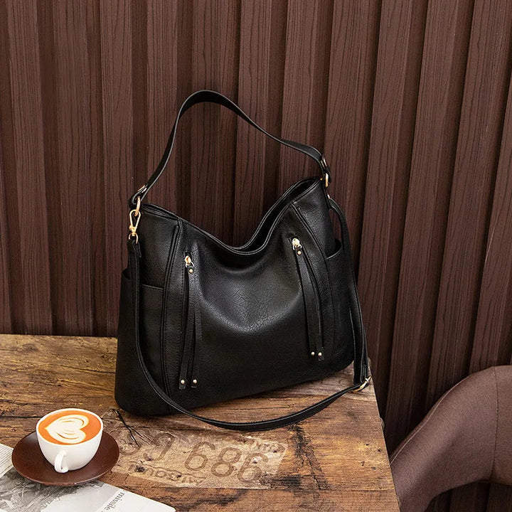 Wendy™ | Lederfransen Handtasche
