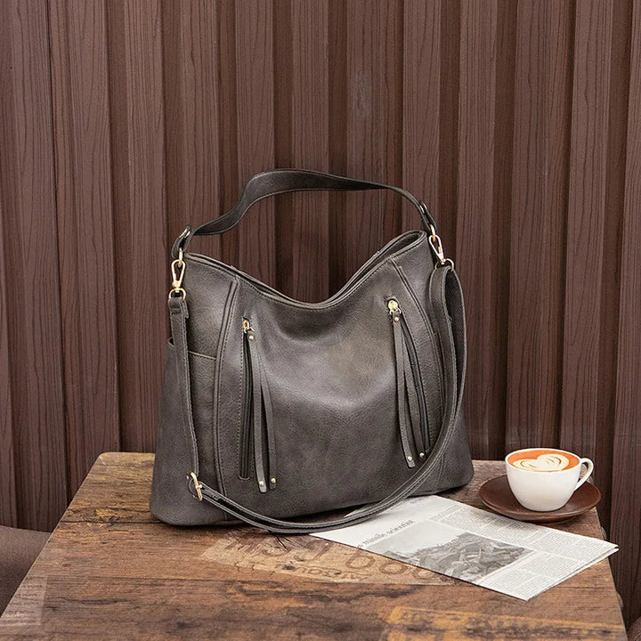 Wendy™ | Lederfransen Handtasche