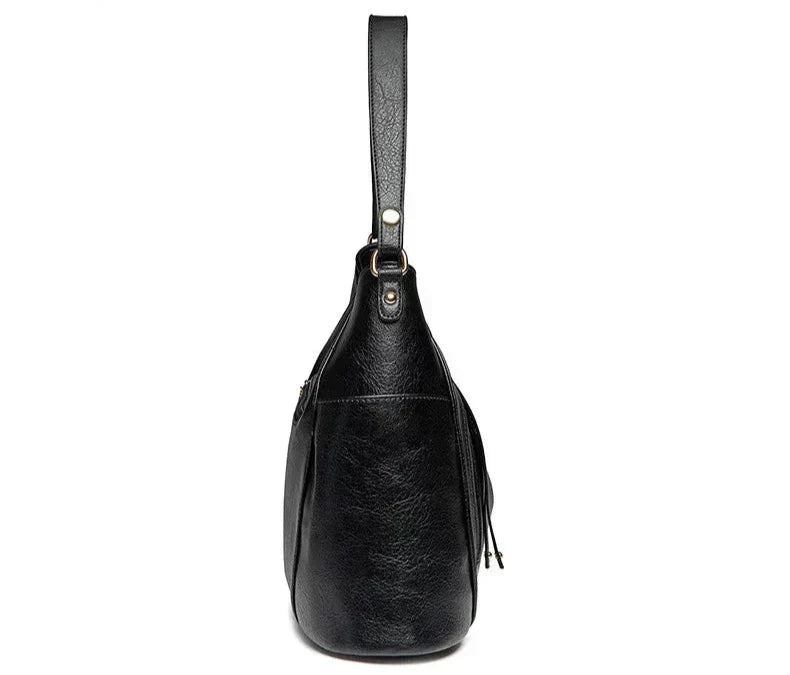 Wendy™ | Lederfransen Handtasche