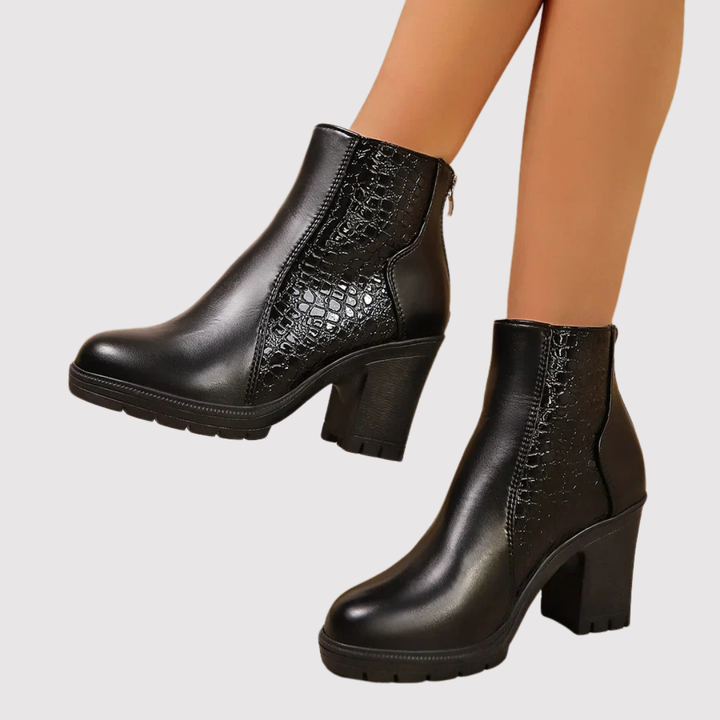 Katarzyna™ Schuhe mit dicker Absatz aus echtem Leder und Fußgewölbeunterstützung 💫