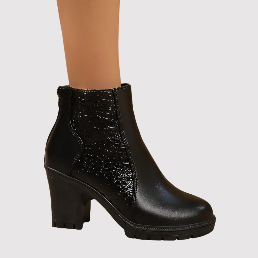 Katarzyna™ Schuhe mit dicker Absatz aus echtem Leder und Fußgewölbeunterstützung 💫