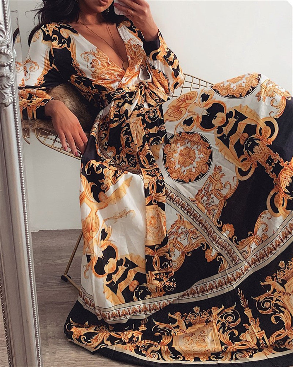 Faye - Boho-Print Kleid