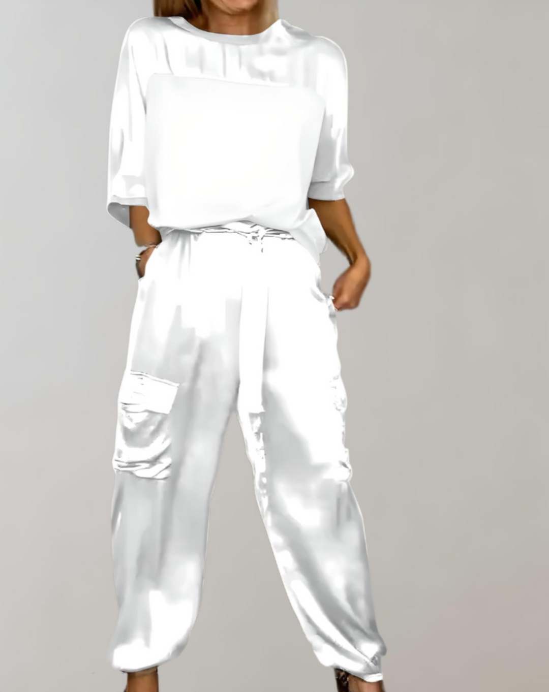Finley - Cargo Silk Lounge Set
