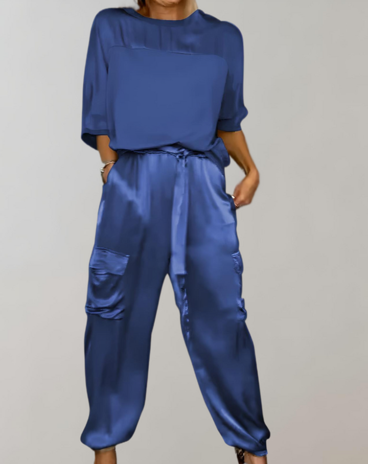 Finley - Cargo Silk Lounge Set