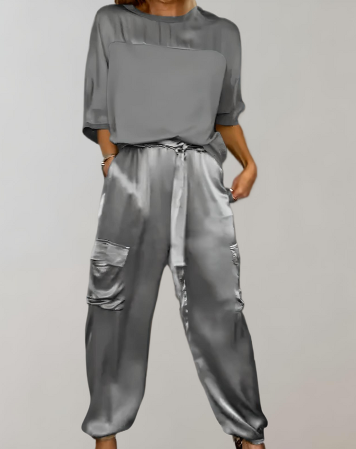 Finley - Cargo Silk Lounge Set