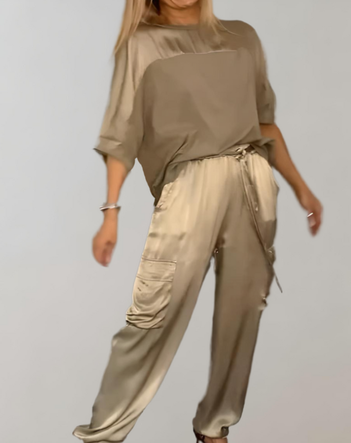 Finley - Cargo Silk Lounge Set