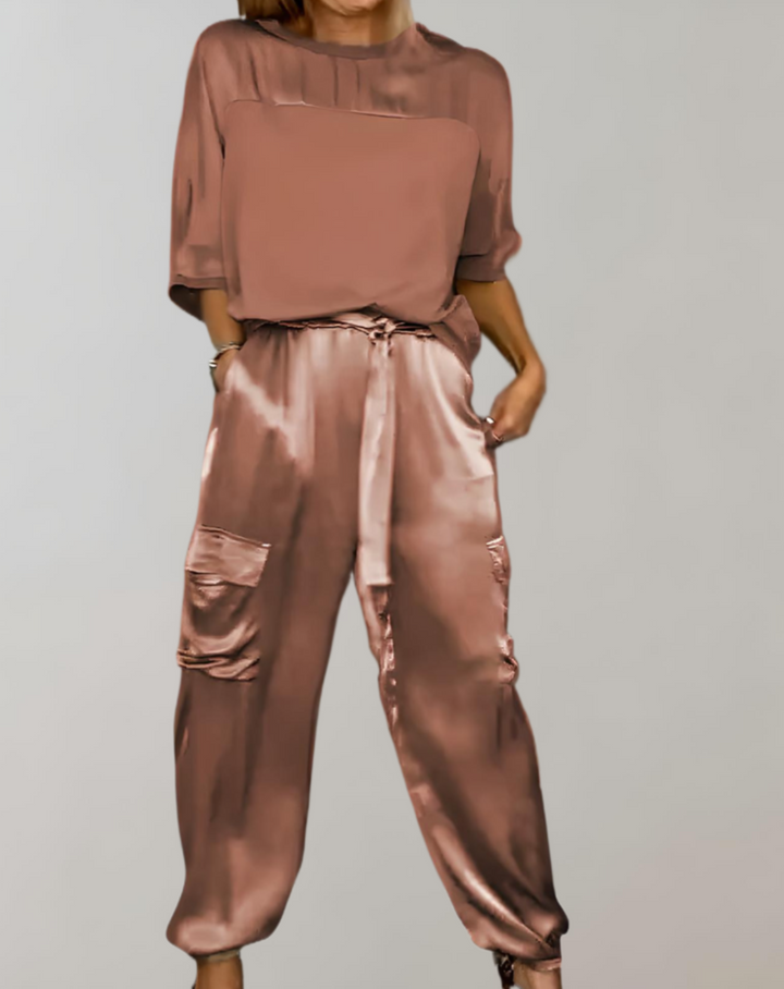 Finley - Cargo Silk Lounge Set
