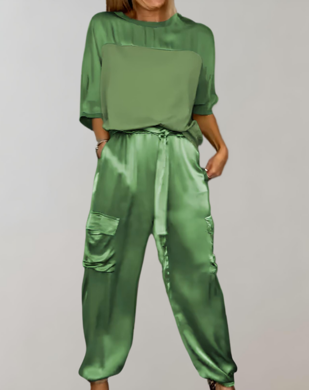 Finley - Cargo Silk Lounge Set