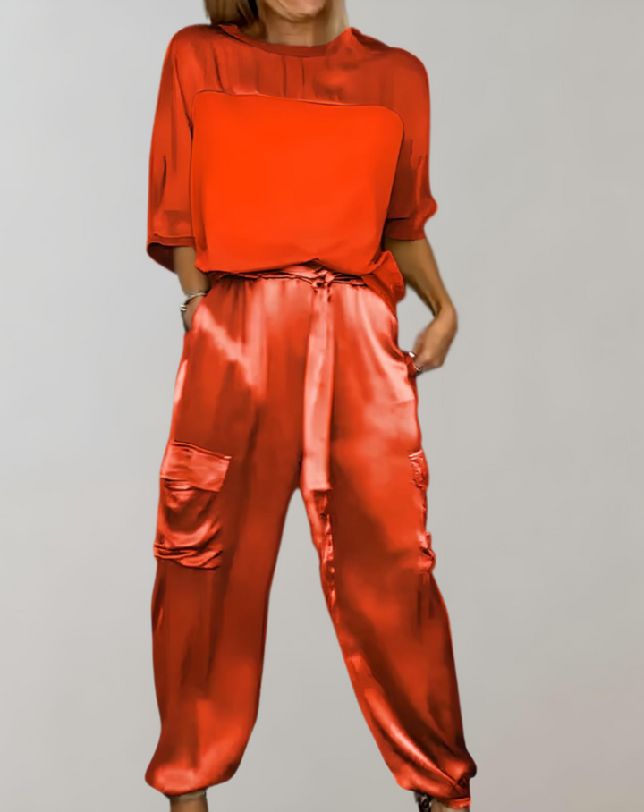 Finley - Cargo Silk Lounge Set