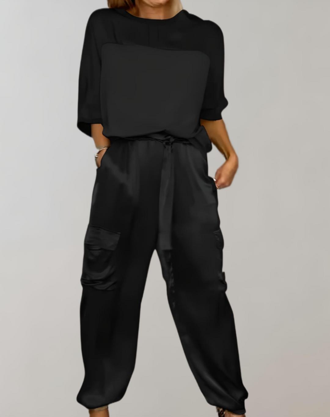 Finley - Cargo Silk Lounge Set