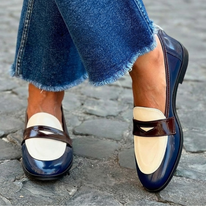 Claudia™ | Mokassins mit Kontrastdetails