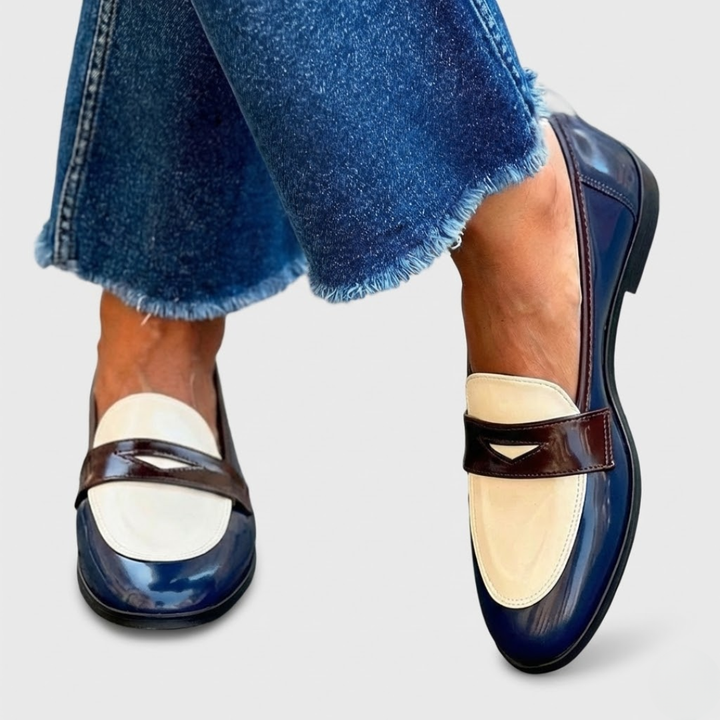 Claudia™ | Mokassins mit Kontrastdetails