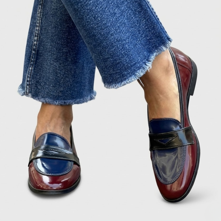 Claudia™ | Mokassins mit Kontrastdetails