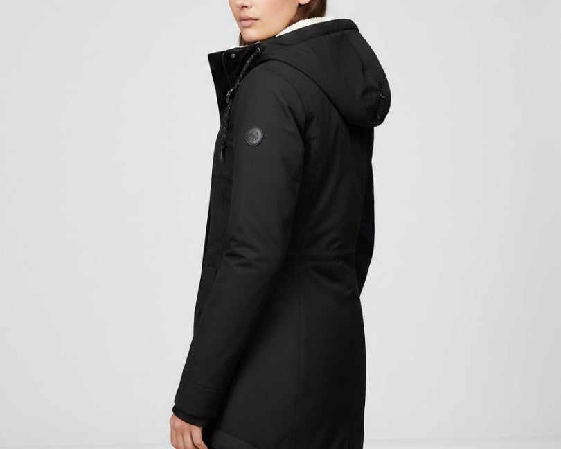 Bianca | Gefütterter Parka mit Teddy-Haube